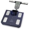 Omron BF511 body compositie monitor geeft inzicht in lichaamsvet, visceraal vet, skeletspierniveau, BMI en basaal metobolisme. rcentage van kinderen vanaf zes jaar kan meten.