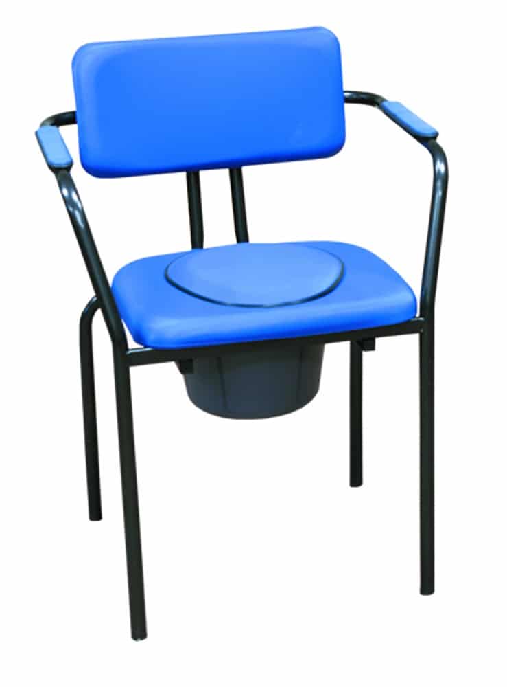 toiletstoel able2 vast in kleur blauw