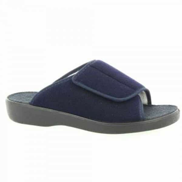 Verbandschoen merk Varomed model Ibiza in kleur blauw en zwart