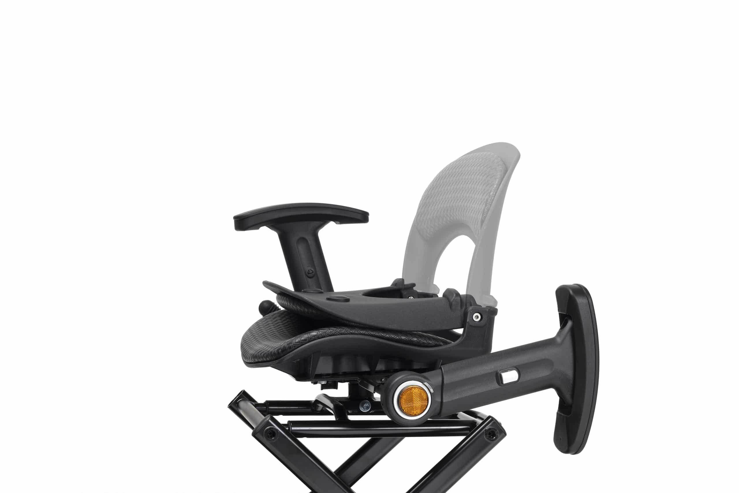 Vermeiren scootmobiel Sedna Premiumdie in 4 stappen is op te vouwen rugleuning