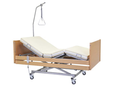 Hoog/laag bed Magda geschikt voor 2 personen of zwaarder persoon, maximaal gewicht is 250 kg.