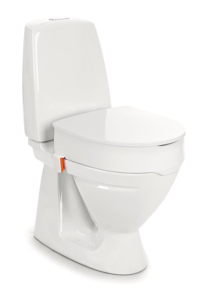 Toiletverhoger Myloo met een hoogte van 10 cm.